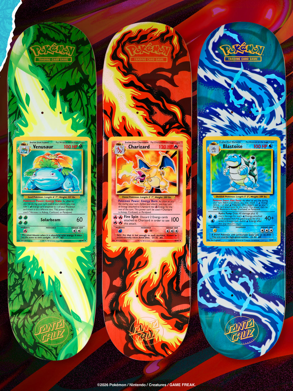 Santa Cruz x Pokémon™ TCG Limited Edition Assorted Blind Bag 8.0" x 31.6" Deck