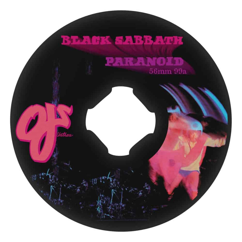OJ x Black Sabbath Paranoid Chubbies 56mm 99a Skateboard Wheels