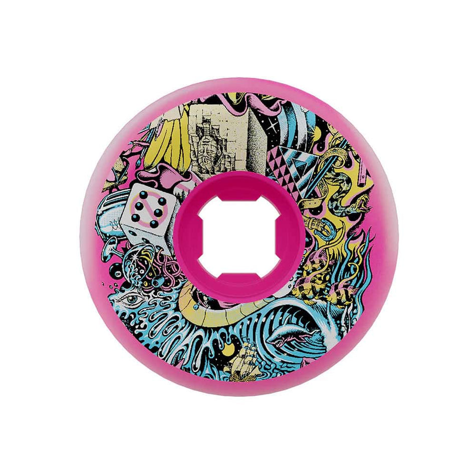 Slime Balls Christian Hosoi Collage Reissue 56mm 97a Full Combo Skateboard Wheels - PRE-ORDER