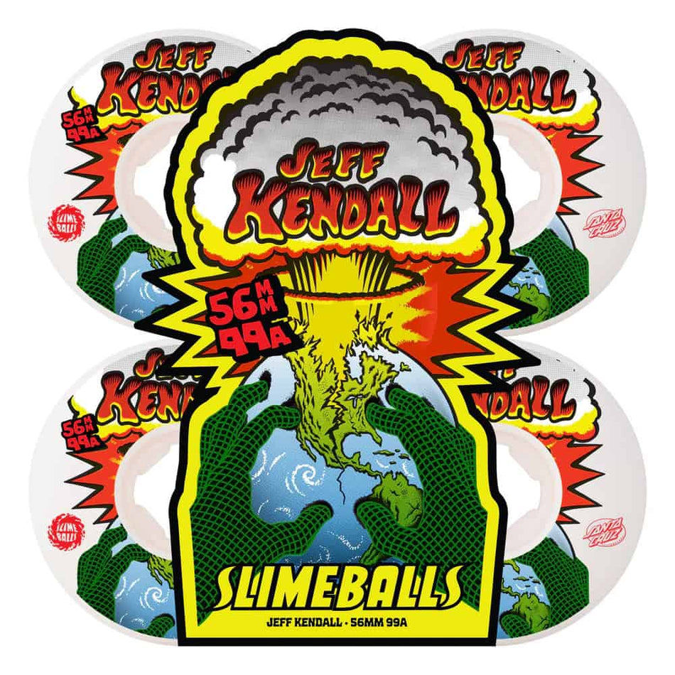 Slime Balls Jeff Kendall End Of The World 56mm 99a Chubbies Wheels - PRE-ORDER