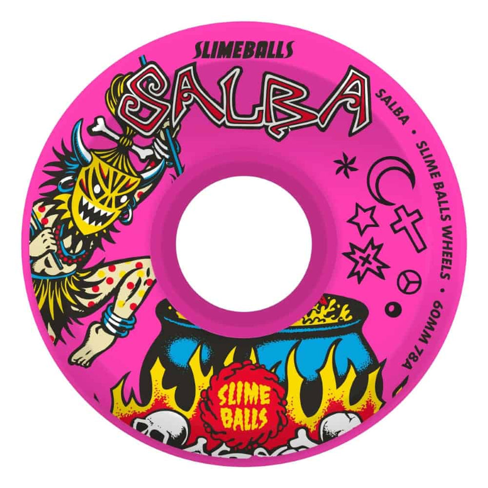 Slime Balls Salba Witch Doctor Pink 60mm 78a Wheels