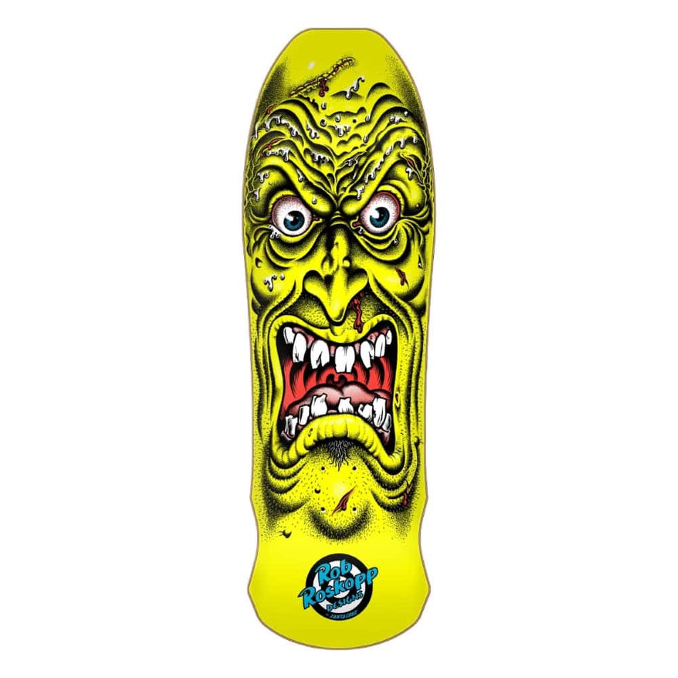 Santa Cruz Roskopp Face Yellow Reissue 9.5" Deck