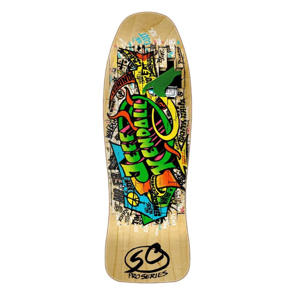 Santa Cruz Kendall Graffiti Reissue 9.69" Deck