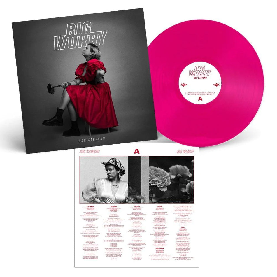 Bec Stevens - Big Worry LP - Magenta Vinyl