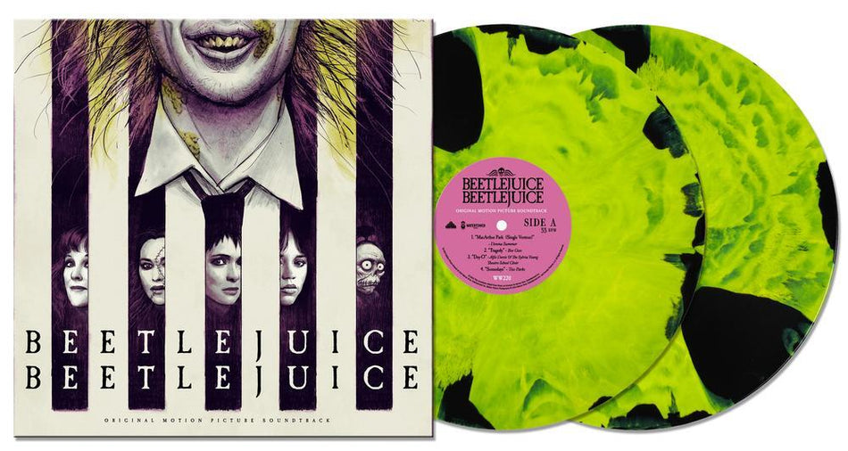 Various - Beetlejuice Beetlejuice Soundtrack (Neon Green / Black Vinyl) 2LP
