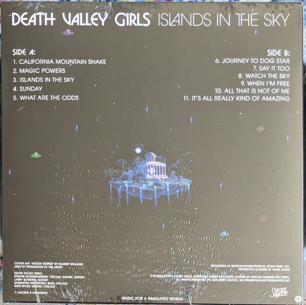 Death Valley Girls - Islands In The Sky LP - 'We Come In Peace' Coloured Vinyl