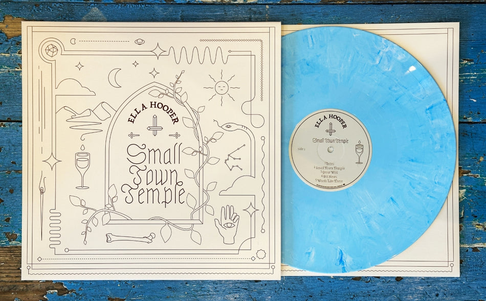 Ella Hooper - Small Town Temple LP - Blue Vinyl