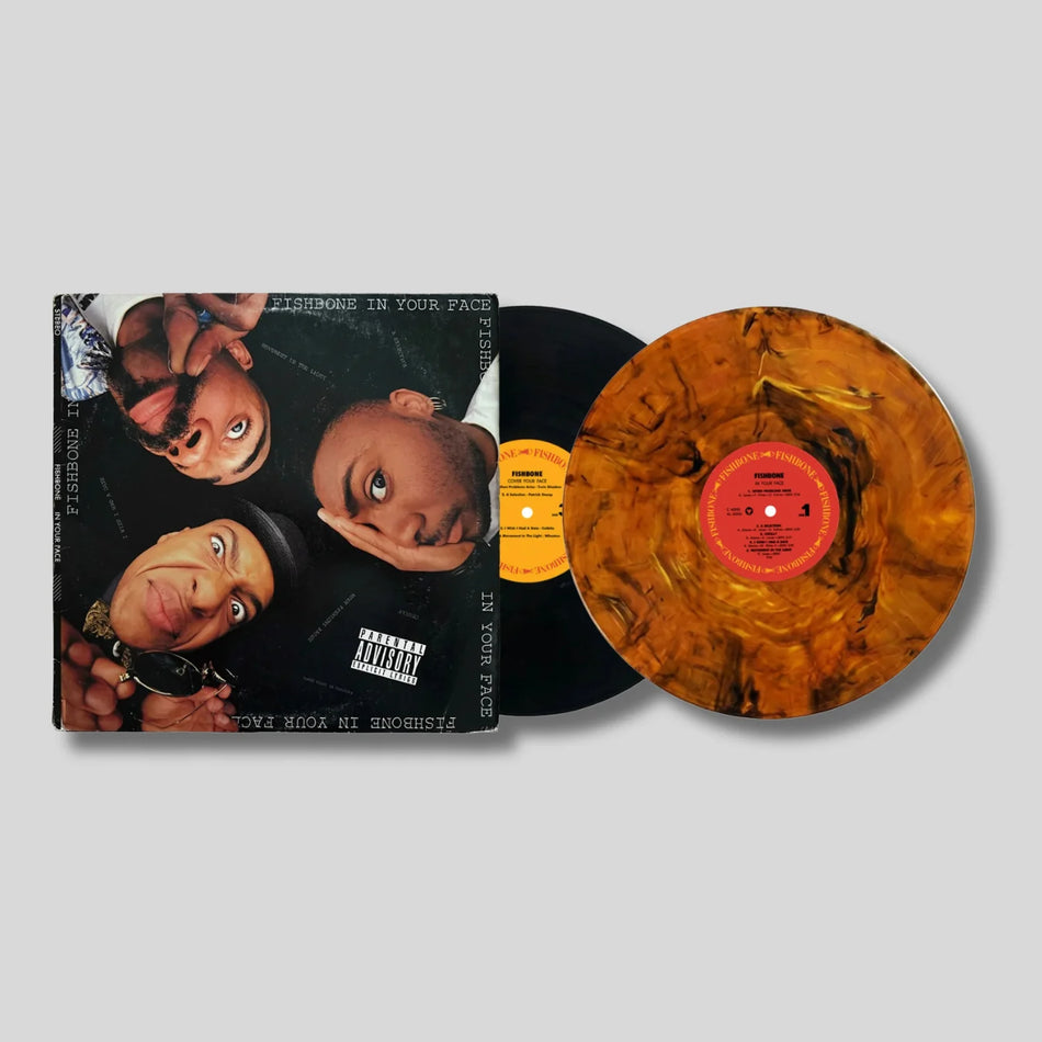 Fishbone - In Your Face TOUR EDITION 2LP - Clear / Orange Crush Vinyl