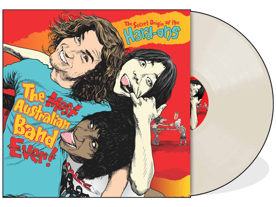 HARD-ONS - The Most Australian Band Ever! LP - Cream Vinyl