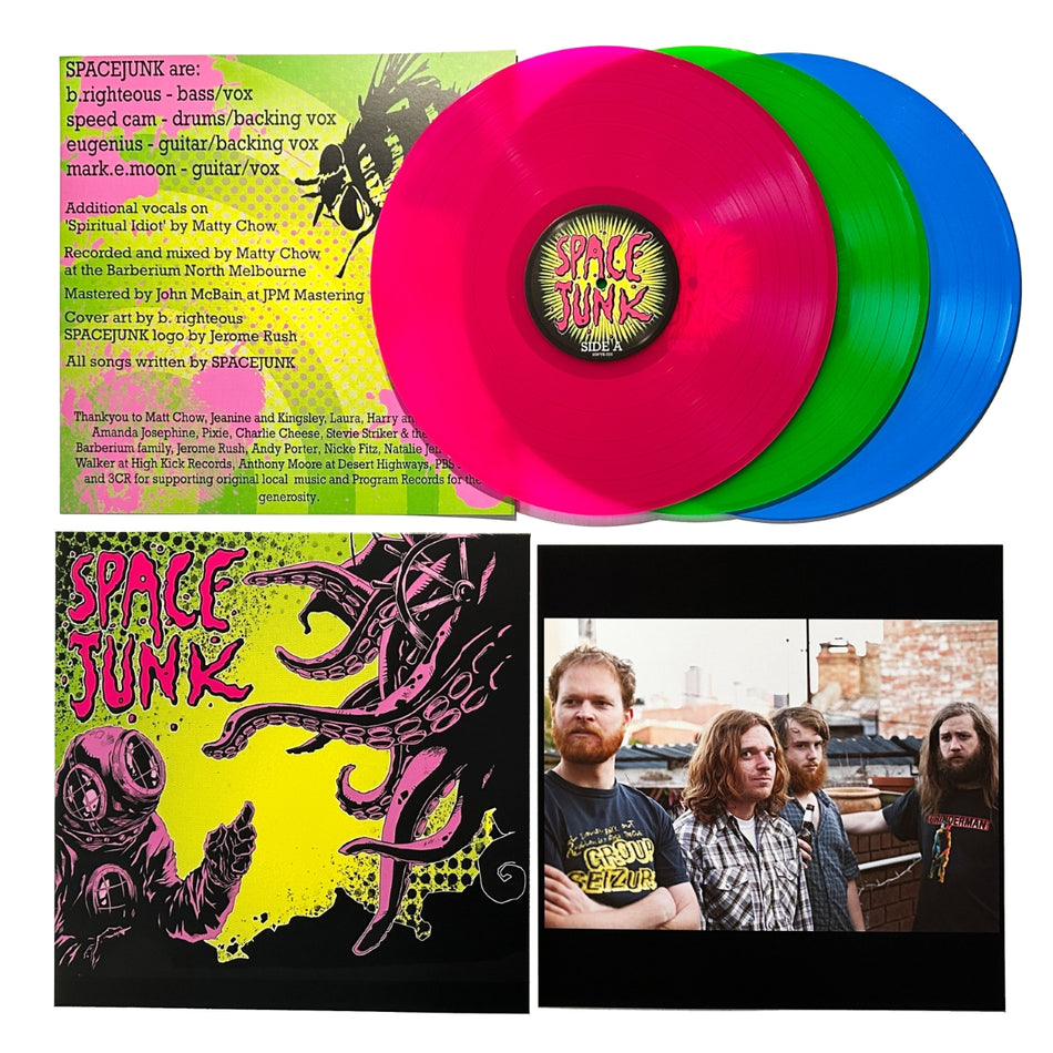 SPACEJUNK - SPACEJUNK LP - Fluoro Pink Vinyl - PRE-ORDER