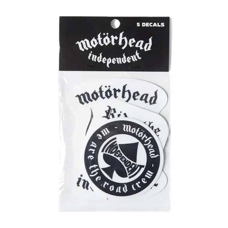 Motörhead x Independent 5 Pack Stickers
