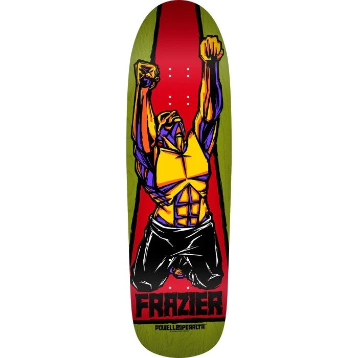 Powell Peralta Mike Frazier Reissue Yellow Man Green Stain 9.43" Deck