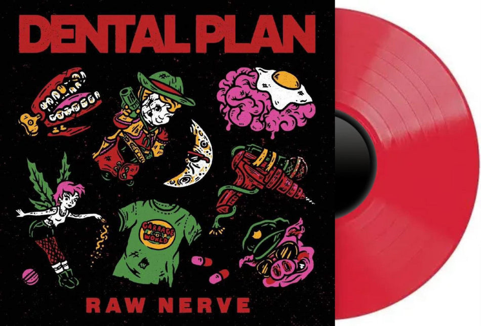 Dental Plan 'Raw Nerve' LP - Blood Red Vinyl