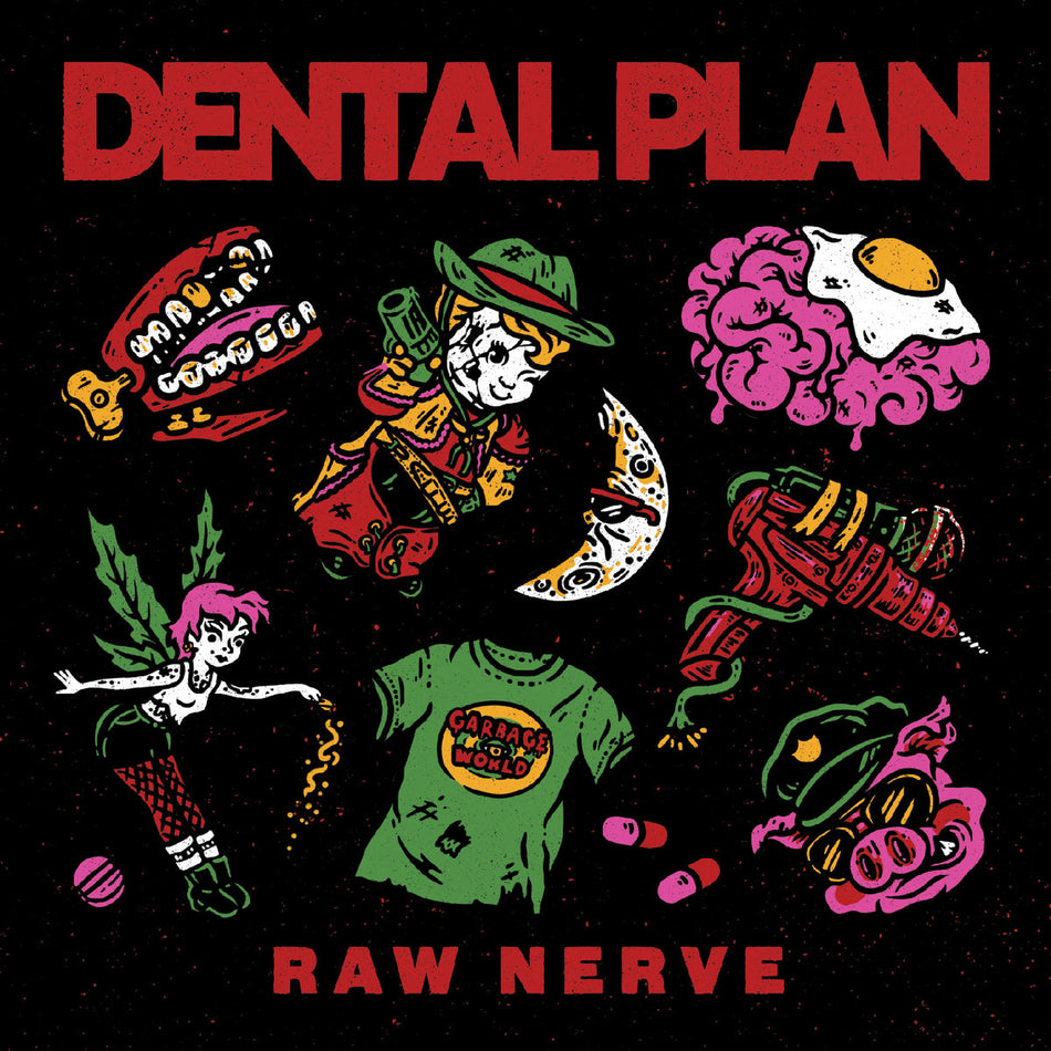 Dental Plan 'Raw Nerve' LP - Blood Red Vinyl