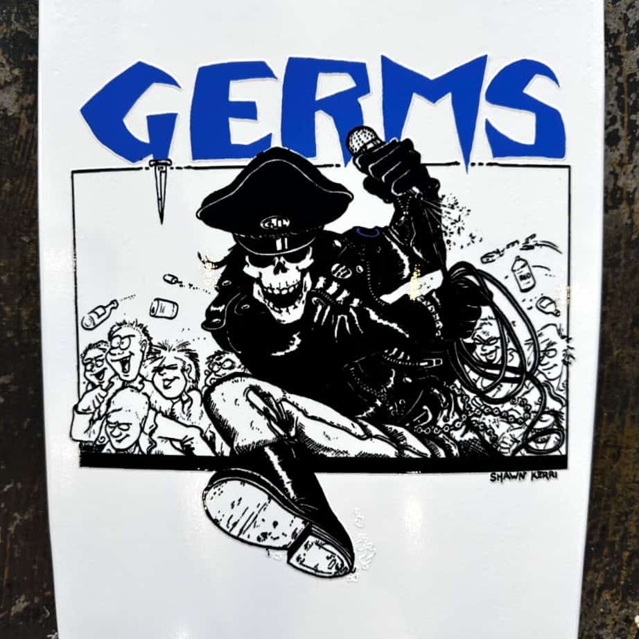 The Germs 'Fleetwood' Old School Shape 10.0" Deck