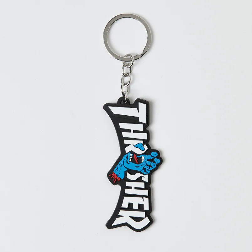 Thrasher x Santa Cruz Screaming Hand Keyring