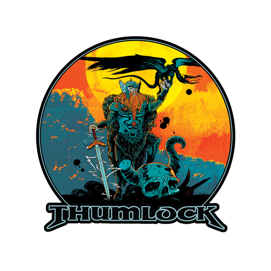 Thumlock - Lunar Mountain Sunrise Sticker