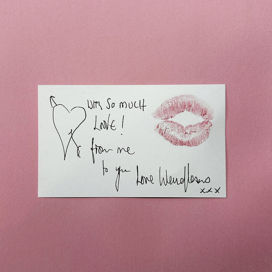 Transvision Vamp 'Kurt' T-Shirt + SIGNED 'Love Letter' from WENDY JAMES!