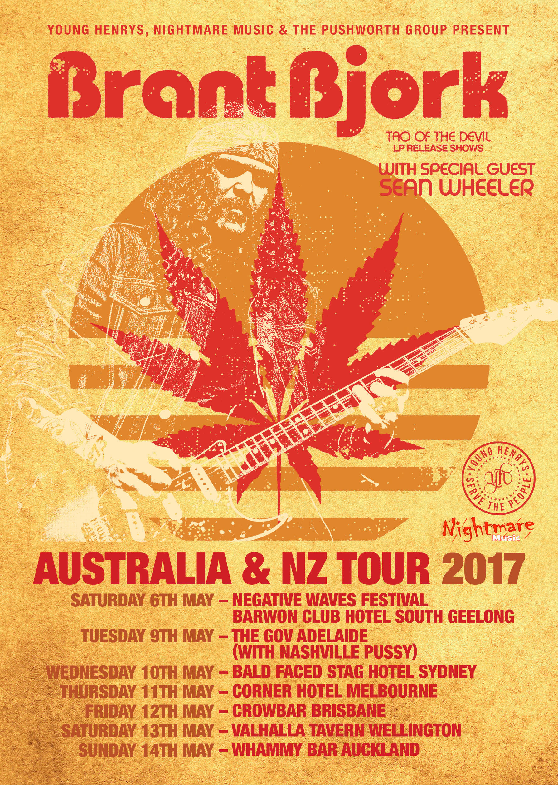 BRANT BJORK, Holy Serpent, Don Fernando, Fuck The Fitzroy Doom Scene ...